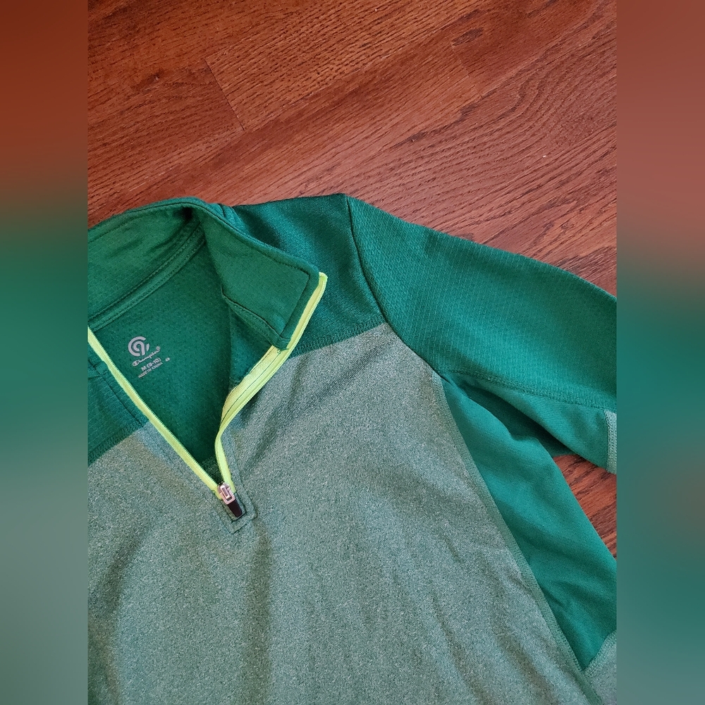 C9 by Champion Boys Medium 8/10 green long-sleeved athletic shirt - Picture 6 of 7